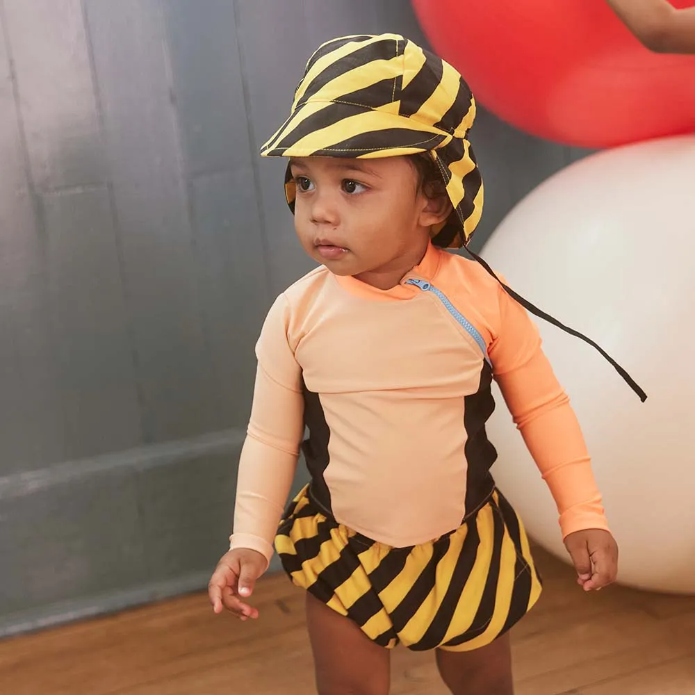 BABY COLOR BLOCK CLASSIC RASH GUARD
