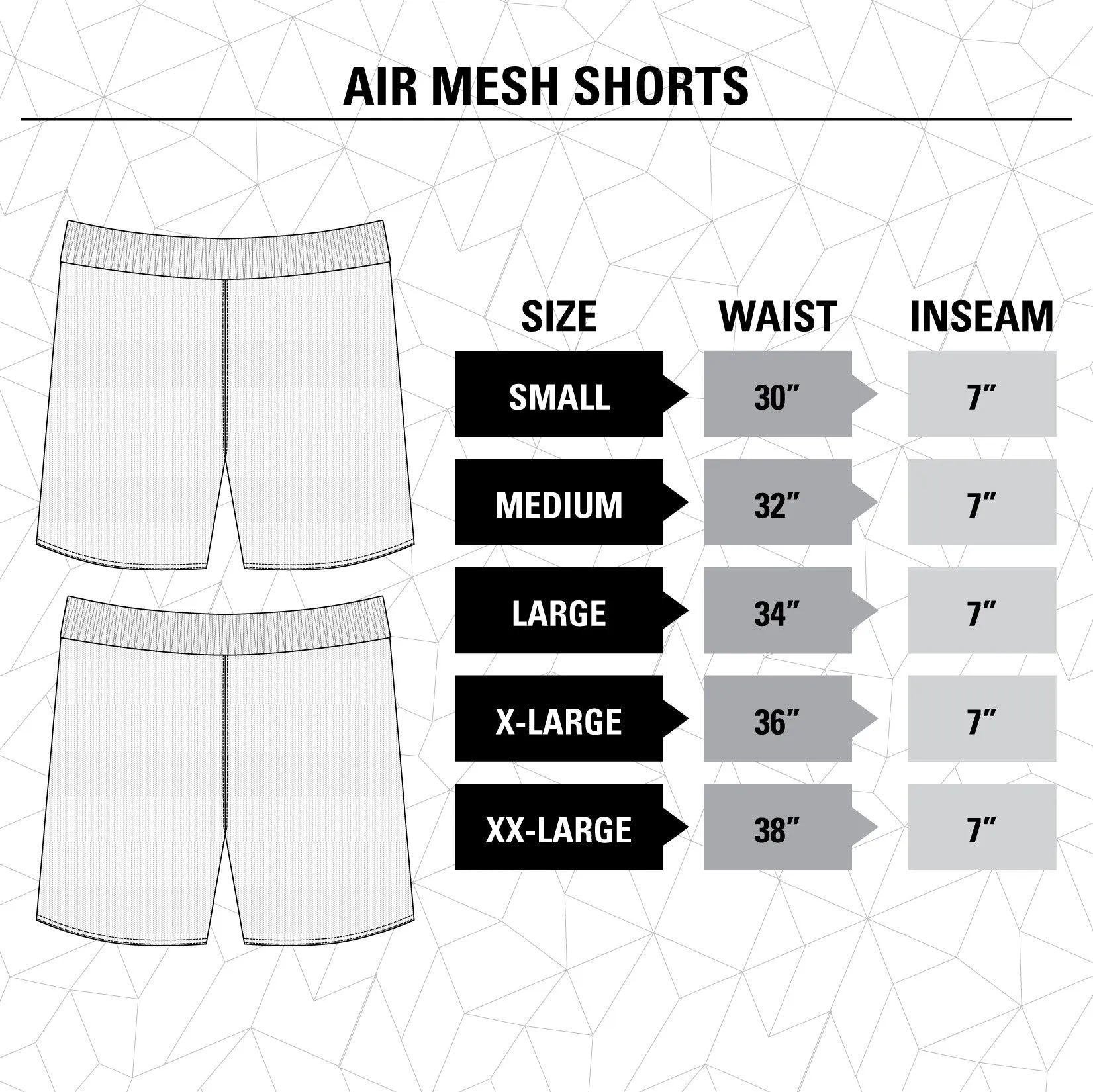 Columbus Blue Jackets Air Mesh Shorts for Men