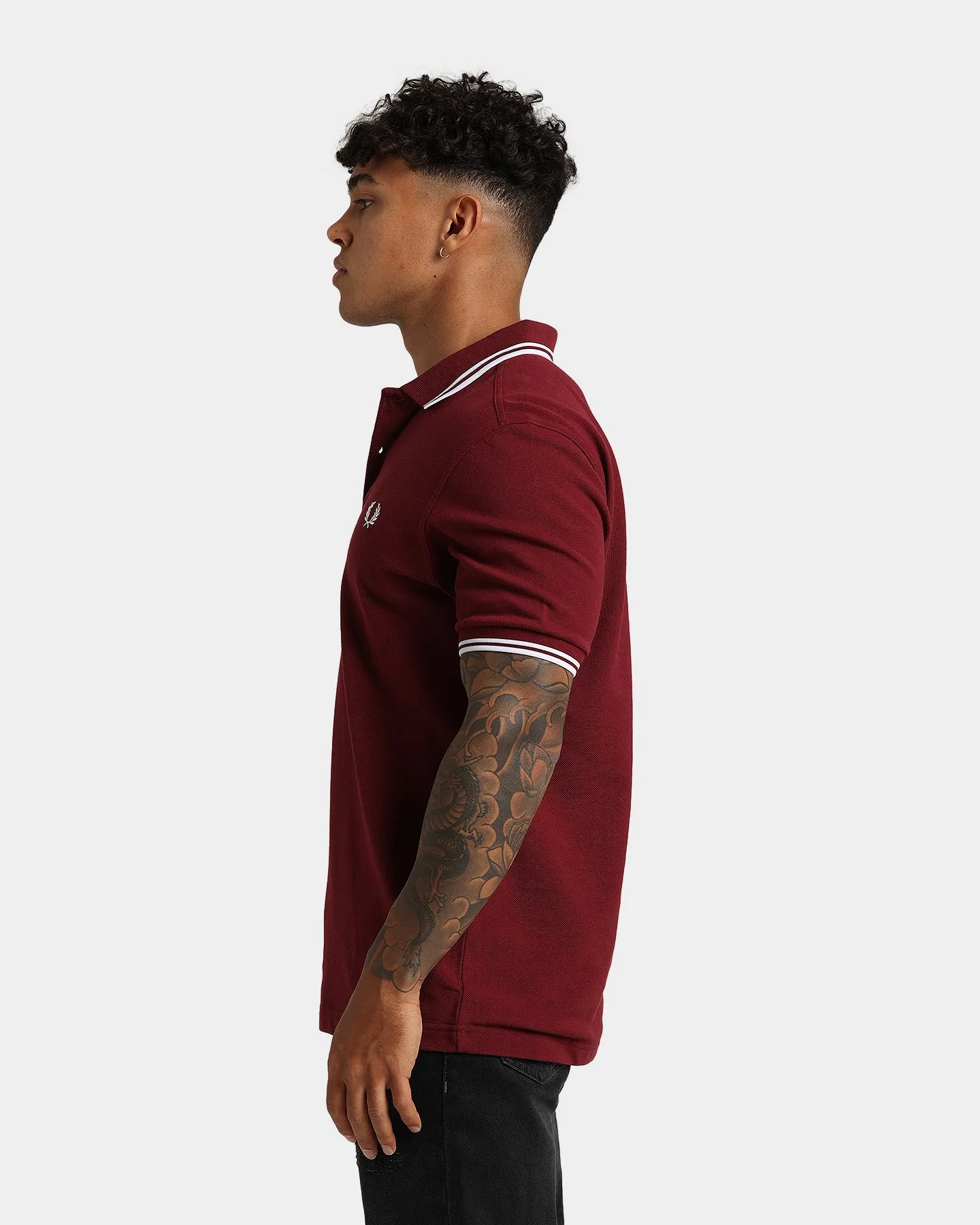 Fred Perry Twin Tipped Polo Shirt Port
