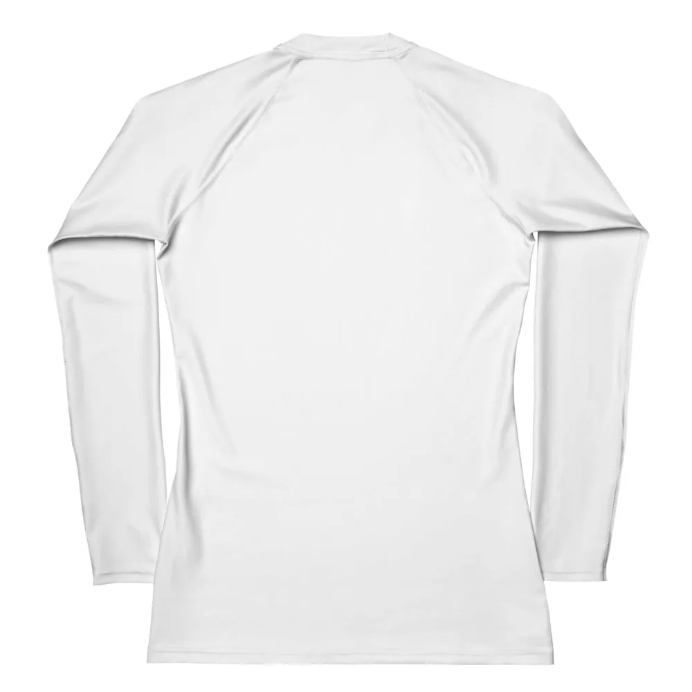 GG - Women's LS T-Shirt with Rash Guard - White