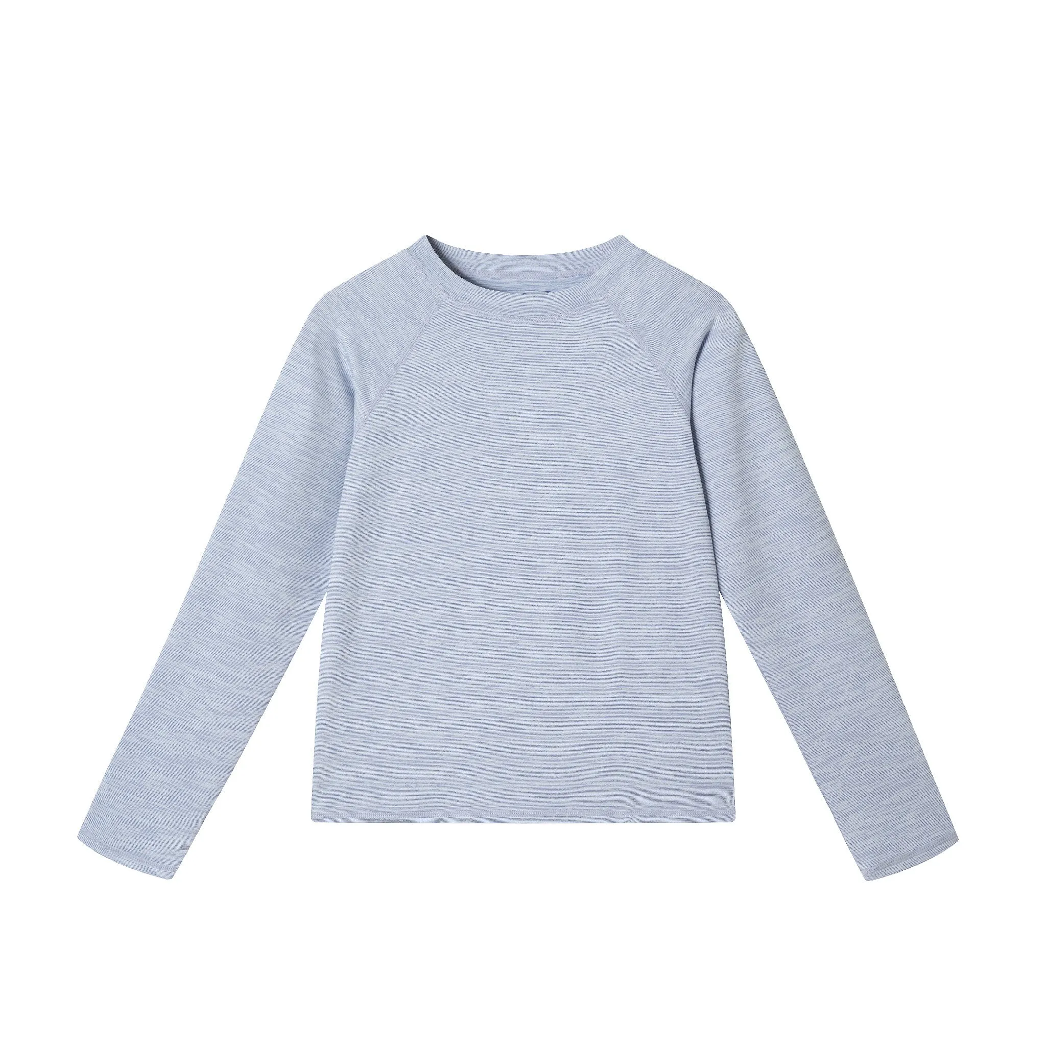 Kids (4-18) Raglan Rashguard | Heather Navy