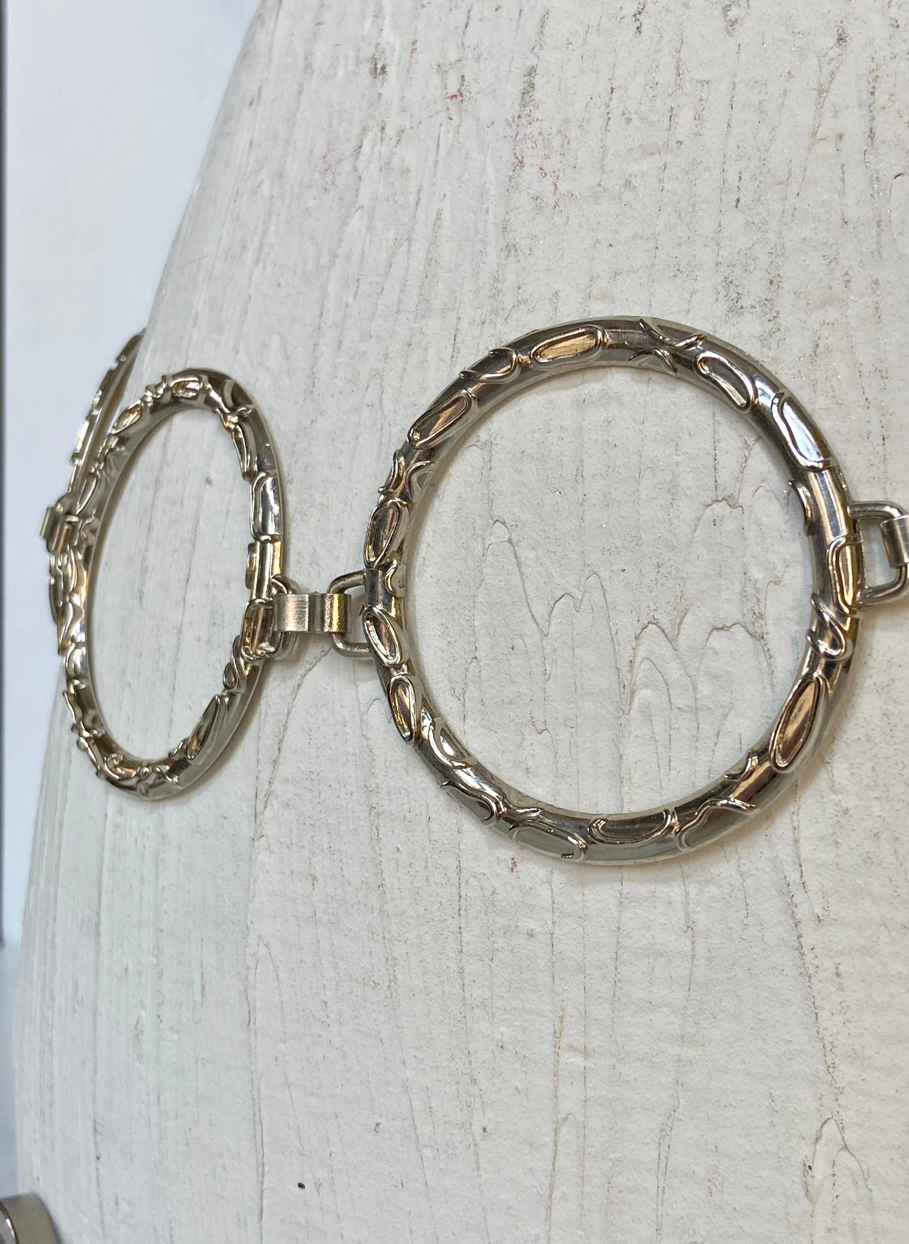 Metal circle chain belt
