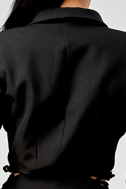 ON BUSINESS CASUAL BLAZER AND PANTS SET