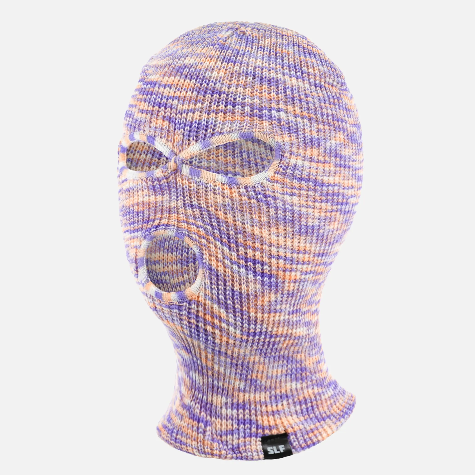 Soft Purple Orange Ski Mask