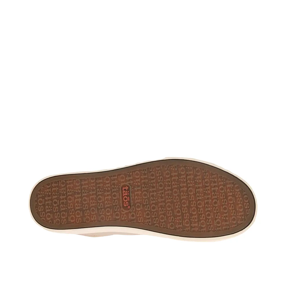 Taos Women's Plim Soul Lux Leather Sneaker (Oyster)