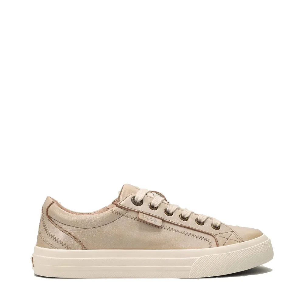 Taos Women's Plim Soul Lux Leather Sneaker (Oyster)